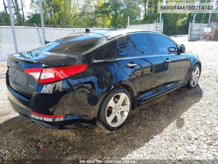 2013 Kia Optima Sx VIN: 5XXGR4A61DG214742 Lot: 40547760