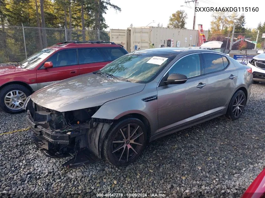 5XXGR4A6XDG115160 2013 Kia Optima Sx