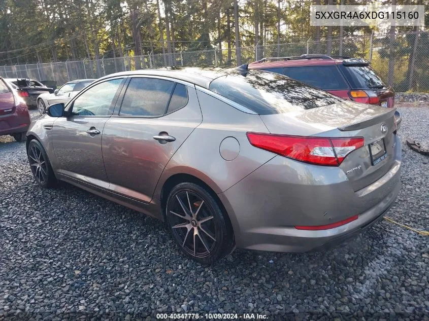 5XXGR4A6XDG115160 2013 Kia Optima Sx