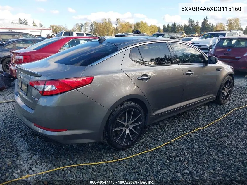 5XXGR4A6XDG115160 2013 Kia Optima Sx