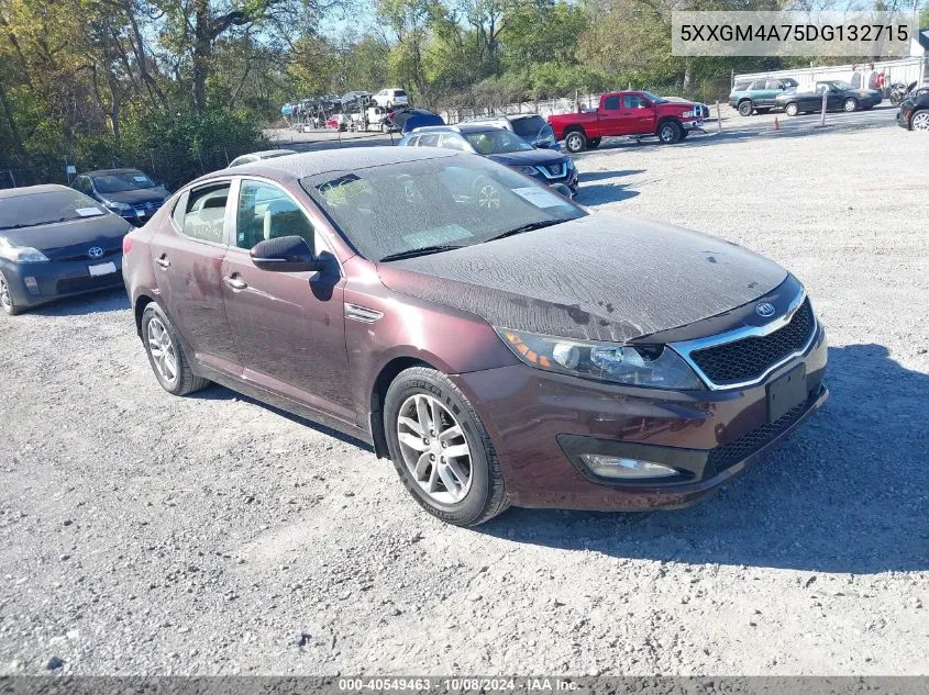 2013 Kia Optima Lx VIN: 5XXGM4A75DG132715 Lot: 40549463