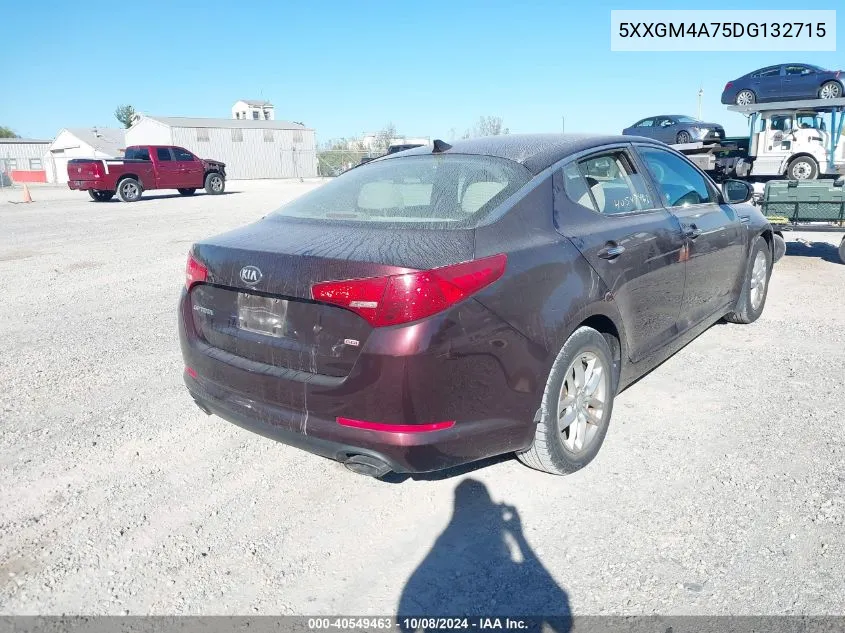 2013 Kia Optima Lx VIN: 5XXGM4A75DG132715 Lot: 40549463