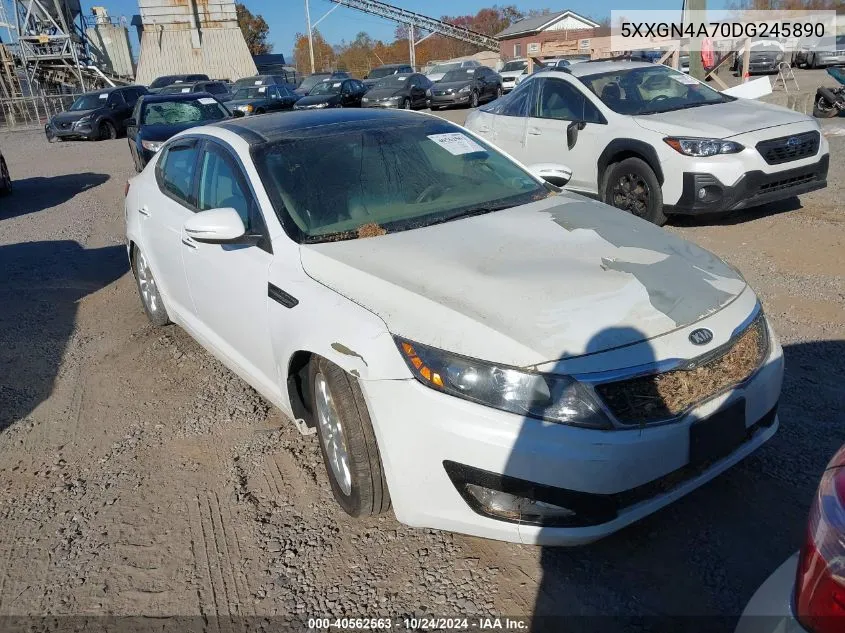 2013 Kia Optima Ex VIN: 5XXGN4A70DG245890 Lot: 40562563