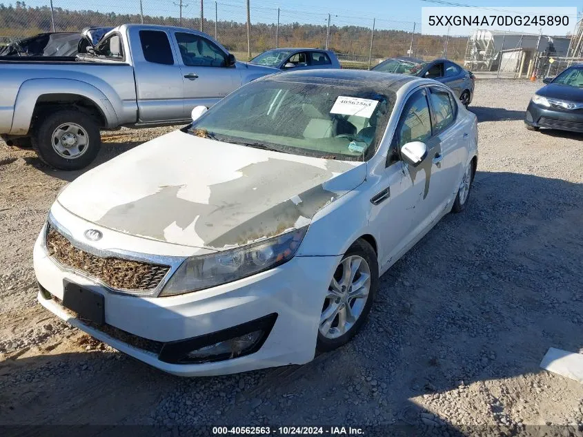 2013 Kia Optima Ex VIN: 5XXGN4A70DG245890 Lot: 40562563