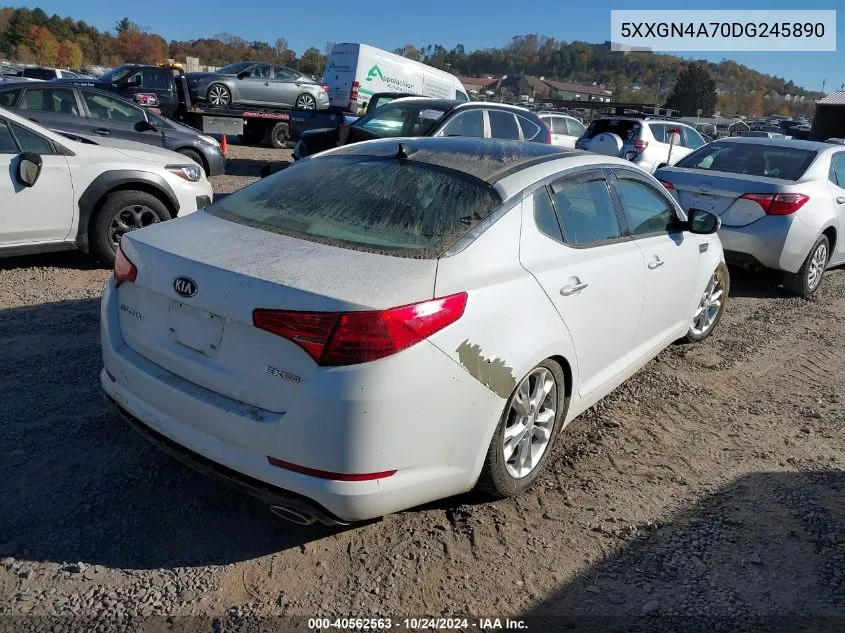 2013 Kia Optima Ex VIN: 5XXGN4A70DG245890 Lot: 40562563