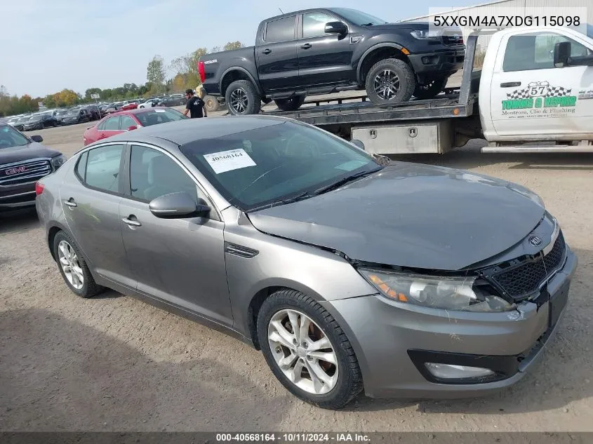 2013 Kia Optima Lx VIN: 5XXGM4A7XDG115098 Lot: 40568164