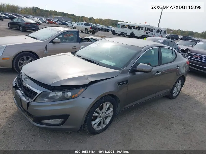 5XXGM4A7XDG115098 2013 Kia Optima Lx