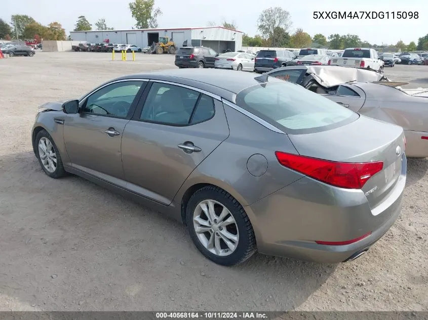 5XXGM4A7XDG115098 2013 Kia Optima Lx