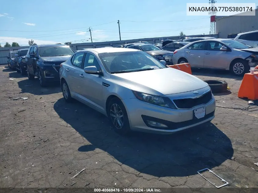 2013 Kia Optima Lx VIN: KNAGM4A77D5380174 Lot: 40569476