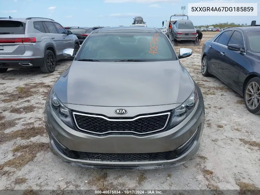 2013 Kia Optima Sx VIN: 5XXGR4A67DG185859 Lot: 40575034