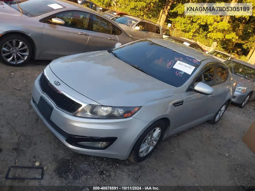 KNAGM4A78D5305189 2013 Kia Optima Lx