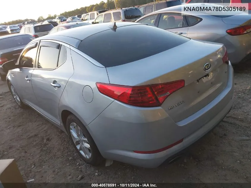 KNAGM4A78D5305189 2013 Kia Optima Lx