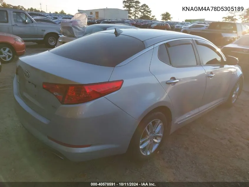 KNAGM4A78D5305189 2013 Kia Optima Lx