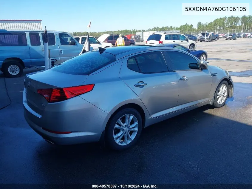 5XXGN4A76DG106105 2013 Kia Optima Ex