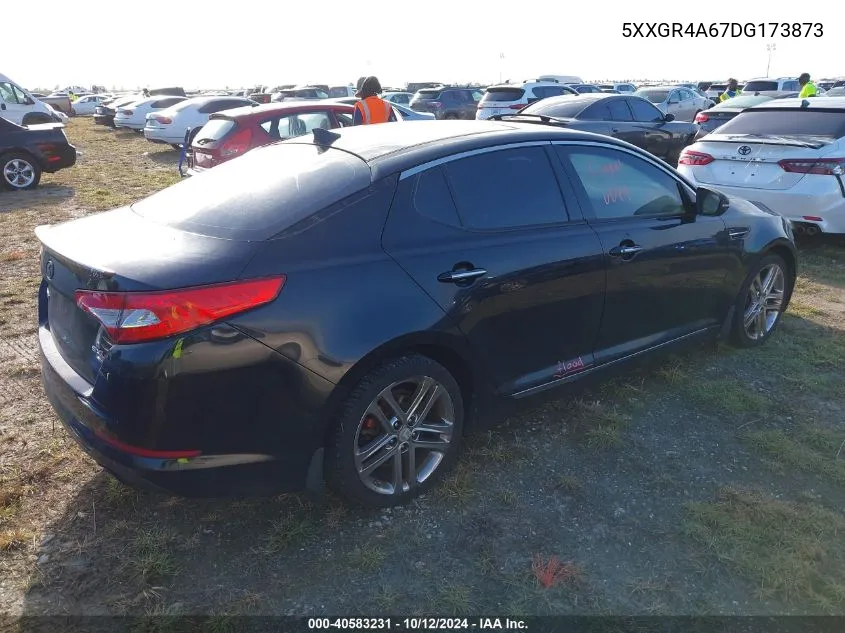 2013 Kia Optima Sx VIN: 5XXGR4A67DG173873 Lot: 40583231