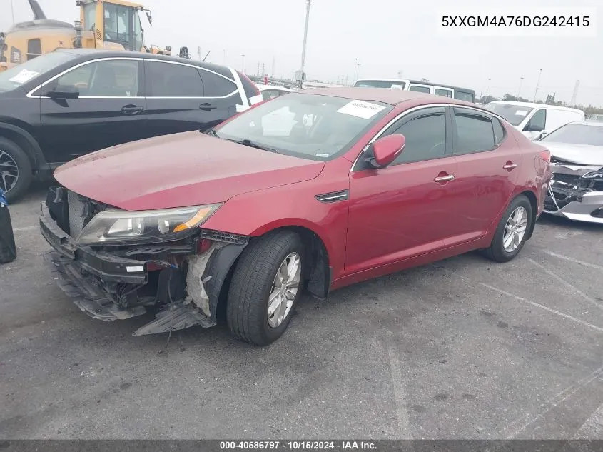 5XXGM4A76DG242415 2013 Kia Optima Lx