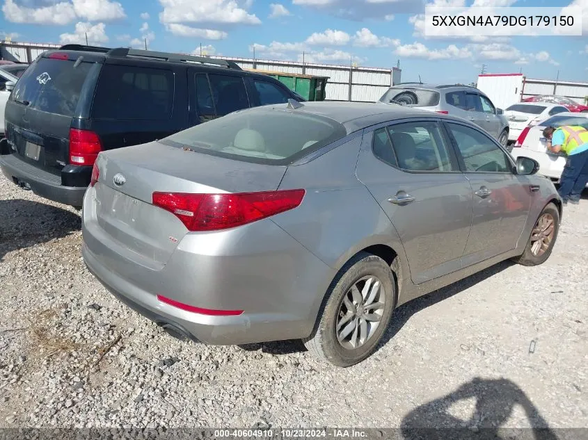 2013 Kia Optima Lx VIN: 5XXGN4A79DG179150 Lot: 40604910