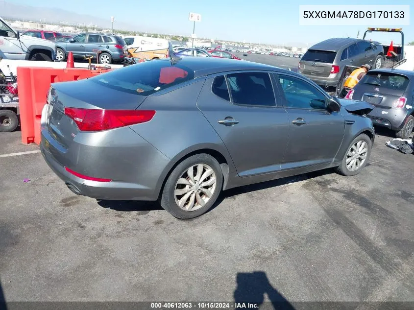 2013 Kia Optima Lx VIN: 5XXGM4A78DG170133 Lot: 40612063