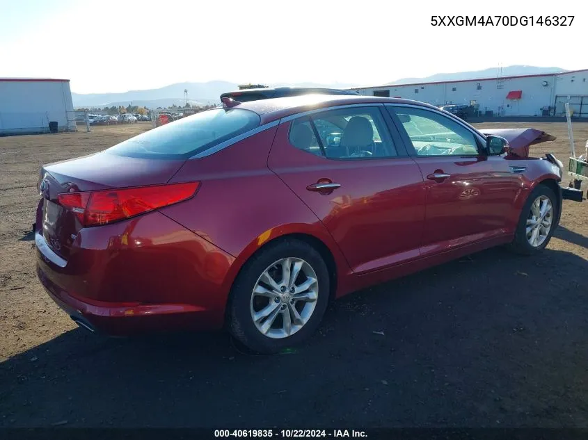 2013 Kia Optima Lx VIN: 5XXGM4A70DG146327 Lot: 40619835