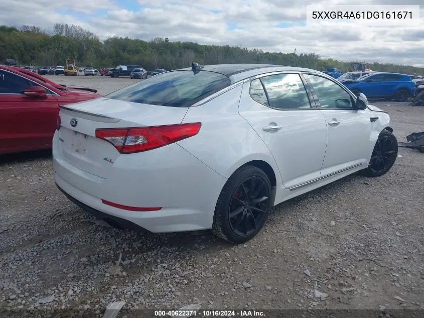 2013 Kia Optima Sx VIN: 5XXGR4A61DG161671 Lot: 40622371