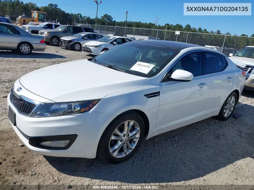 5XXGN4A71DG204135 2013 Kia Optima Ex