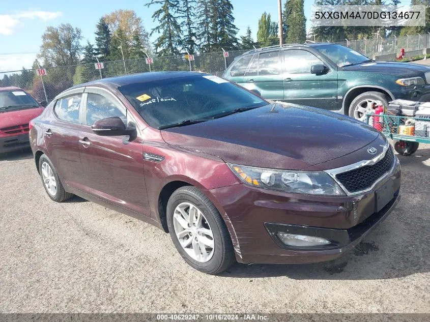 2013 Kia Optima Lx VIN: 5XXGM4A70DG134677 Lot: 40629247