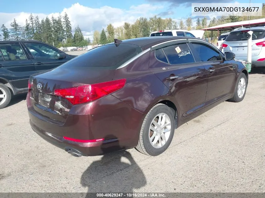 2013 Kia Optima Lx VIN: 5XXGM4A70DG134677 Lot: 40629247