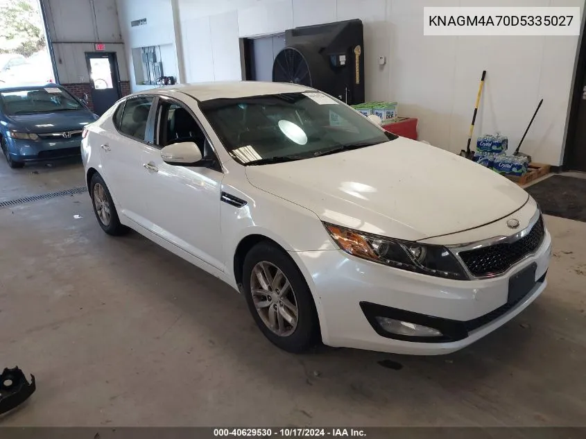 2013 Kia Optima Lx VIN: KNAGM4A70D5335027 Lot: 40629530