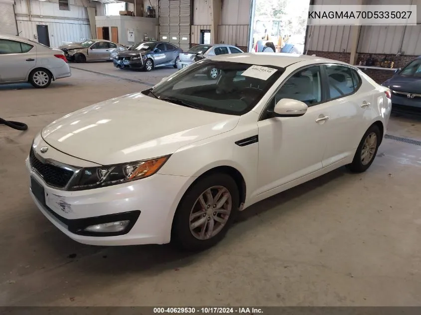 2013 Kia Optima Lx VIN: KNAGM4A70D5335027 Lot: 40629530