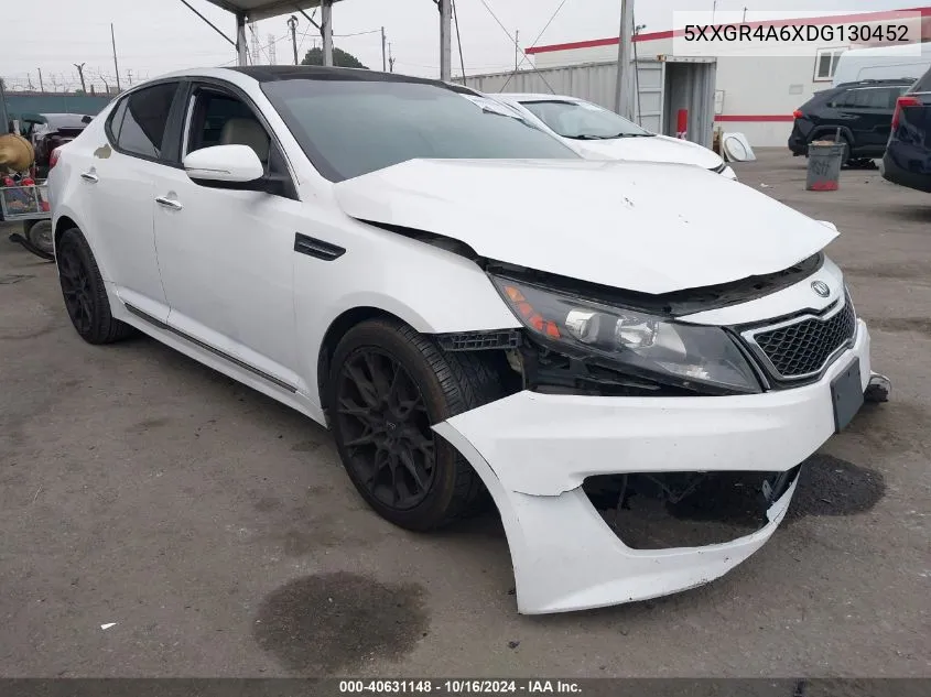 2013 Kia Optima Sx VIN: 5XXGR4A6XDG130452 Lot: 40631148