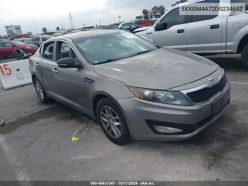 5XXGM4A72DG234652 2013 Kia Optima Lx