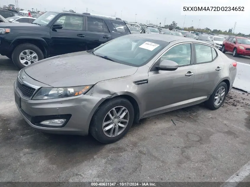 5XXGM4A72DG234652 2013 Kia Optima Lx