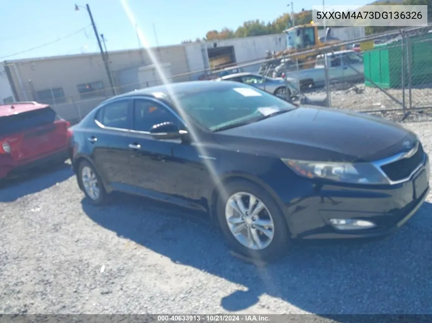 2013 Kia Optima Lx VIN: 5XXGM4A73DG136326 Lot: 40633913