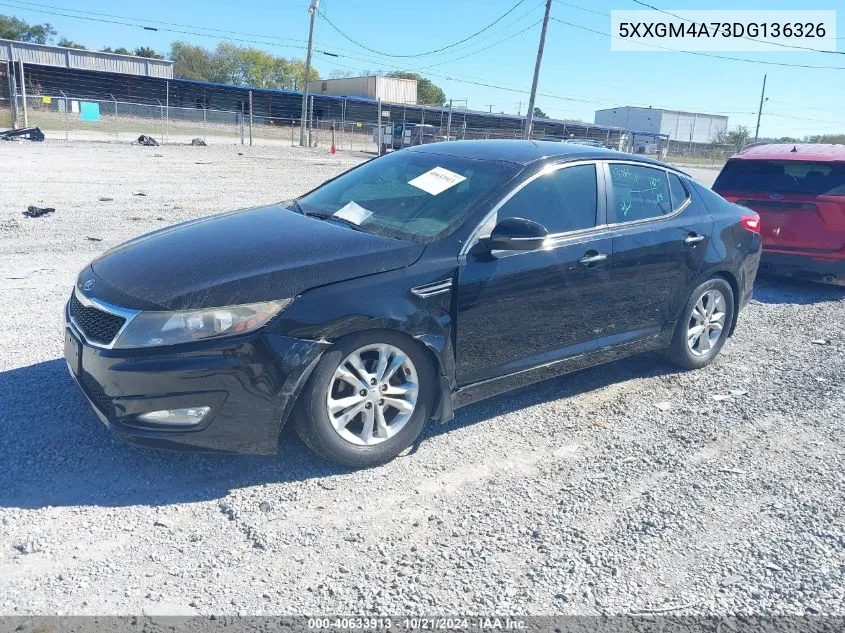 2013 Kia Optima Lx VIN: 5XXGM4A73DG136326 Lot: 40633913