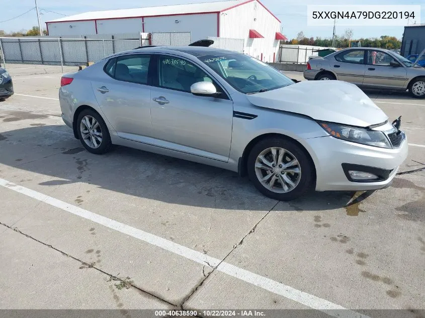 2013 Kia Optima Ex VIN: 5XXGN4A79DG220194 Lot: 40638590