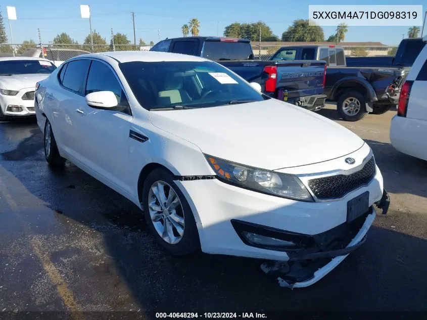 2013 Kia Optima Lx VIN: 5XXGM4A71DG098319 Lot: 40648294