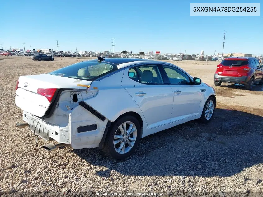 2013 Kia Optima Ex VIN: 5XXGN4A78DG254255 Lot: 40657137