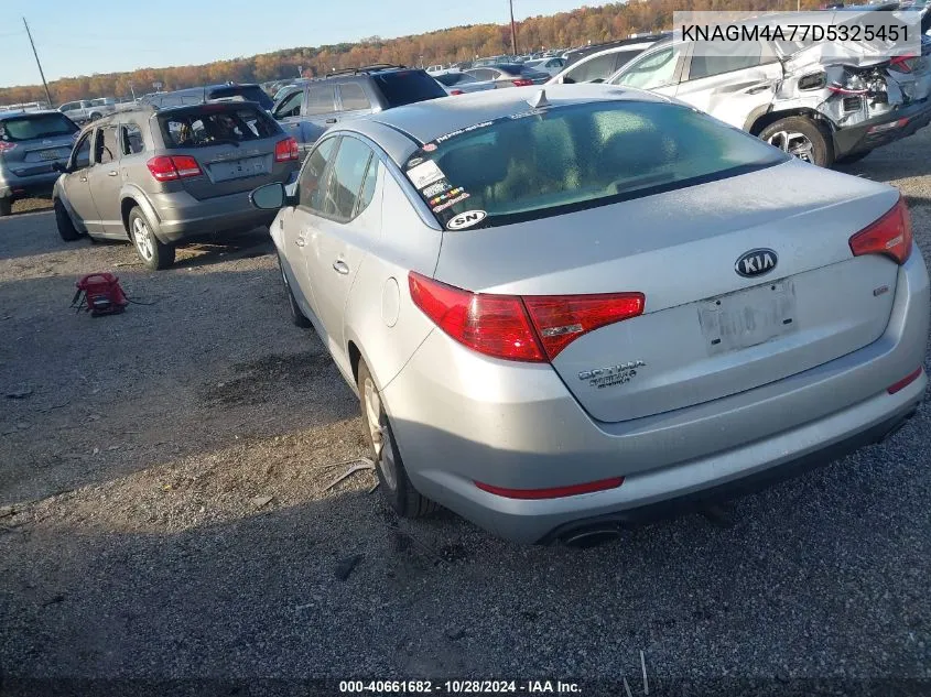 2013 Kia Optima Lx VIN: KNAGM4A77D5325451 Lot: 40661682