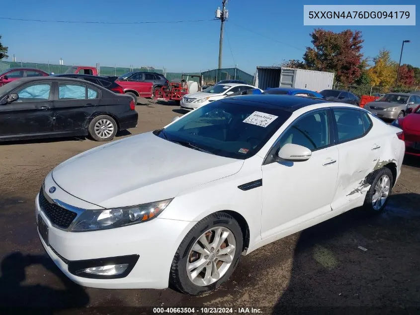 2013 Kia Optima Ex VIN: 5XXGN4A76DG094179 Lot: 40663504