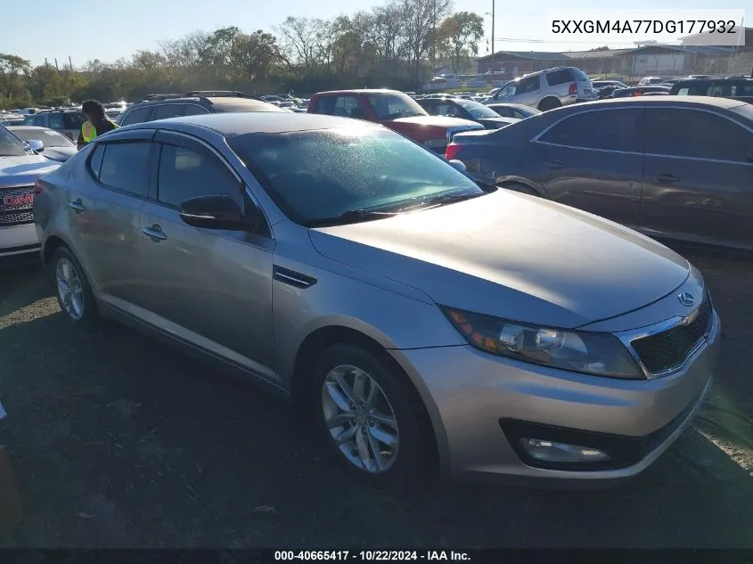 2013 Kia Optima Lx VIN: 5XXGM4A77DG177932 Lot: 40665417