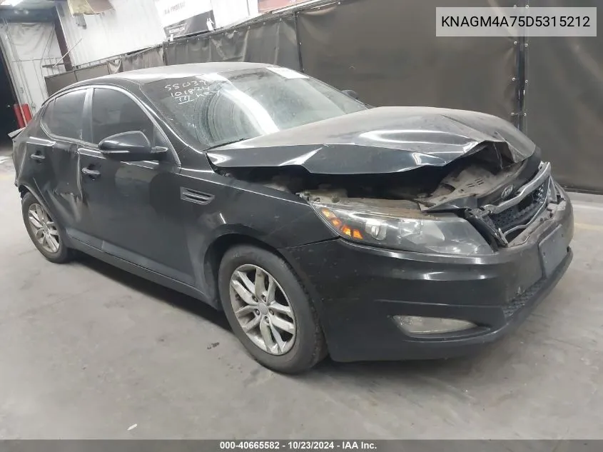 2013 Kia Optima Lx VIN: KNAGM4A75D5315212 Lot: 40665582