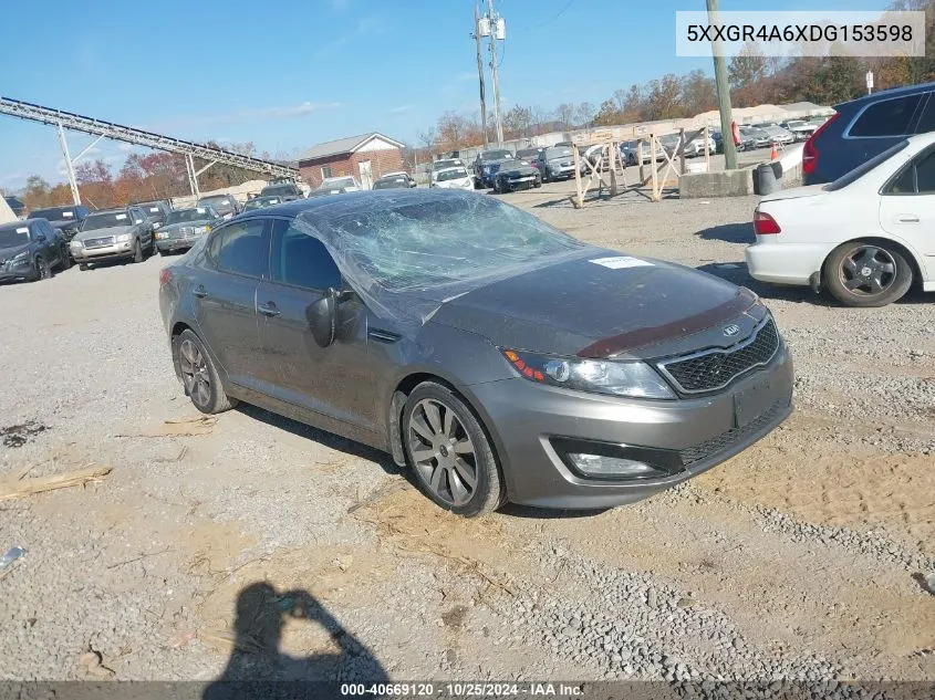 2013 Kia Optima Sx VIN: 5XXGR4A6XDG153598 Lot: 40669120