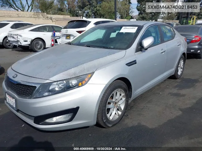 5XXGM4A74DG218453 2013 Kia Optima Lx