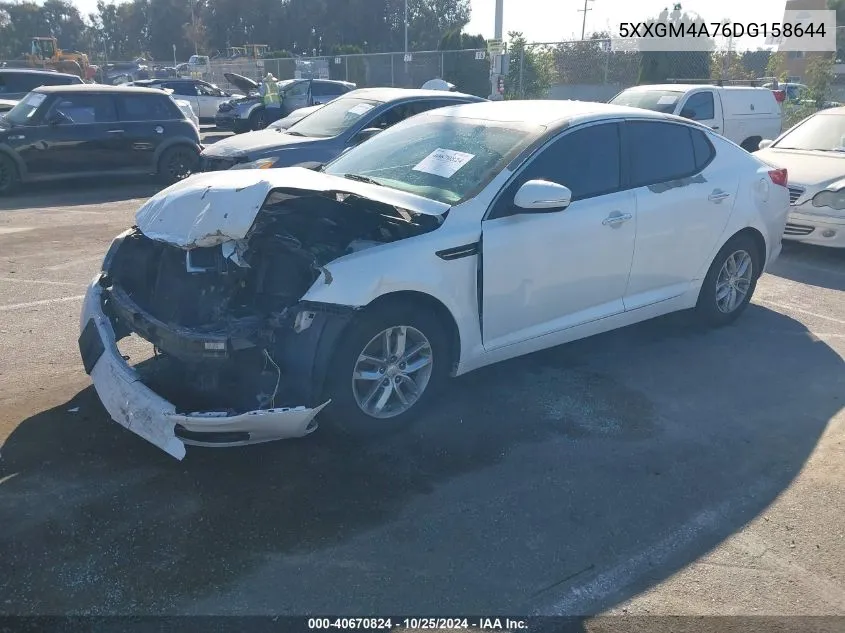 2013 Kia Optima Lx VIN: 5XXGM4A76DG158644 Lot: 40670824