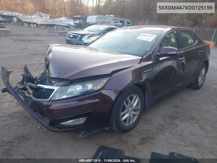 2013 Kia Optima Lx VIN: 5XXGM4A7XDG125159 Lot: 40671915