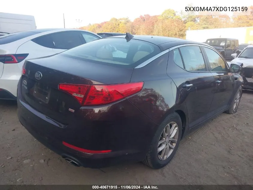 2013 Kia Optima Lx VIN: 5XXGM4A7XDG125159 Lot: 40671915