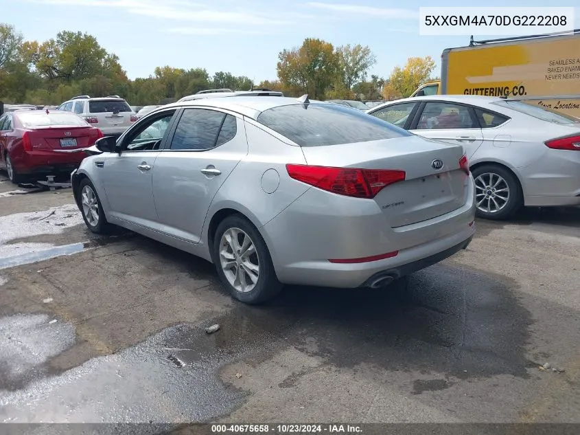 2013 Kia Optima Lx VIN: 5XXGM4A70DG222208 Lot: 40675658