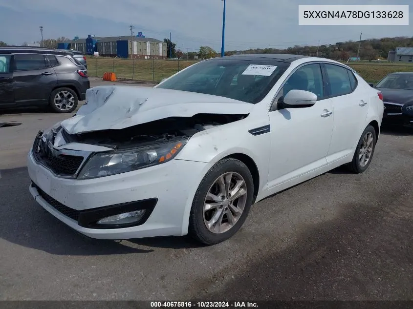 2013 Kia Optima Ex VIN: 5XXGN4A78DG133628 Lot: 40675816