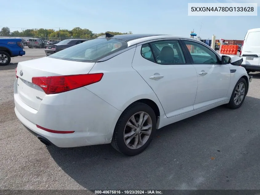 2013 Kia Optima Ex VIN: 5XXGN4A78DG133628 Lot: 40675816