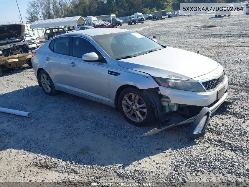 2013 Kia Optima Ex VIN: 5XXGN4A77DG092764 Lot: 40687333